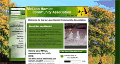 Desktop Screenshot of mcleanhamlet.org
